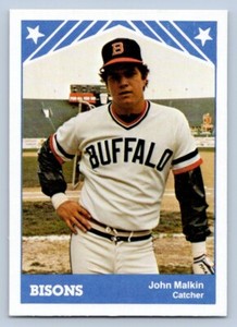 John Malkin 1983 TCMA Buffalo Bisons