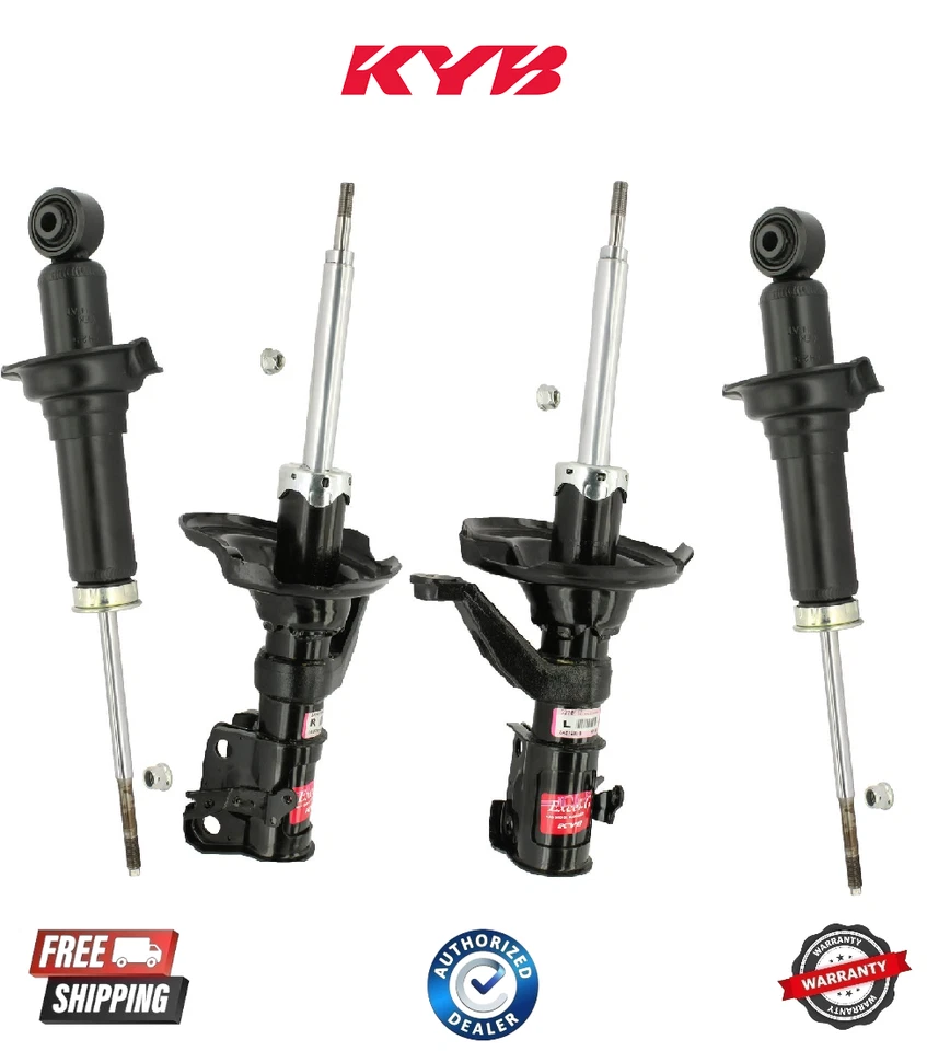 Amortiguadores delanteros y traseros KYB Excel-G para Honda Civic 2003-2005 cupé sedán Foto 1 de 1