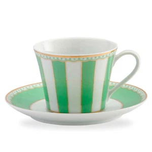 NEW Noritake Carnivale Cup & Saucer Apple Green Set 2pce - Picture 1 of 1