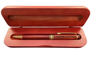 Gravierter roter Ahornholz Kugelschreiber Bulk Pen mit Box individuelles Weihnachtsgeschenk - Bild 1 von 3