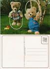 Ansichtskarte  Teddy Teddybären beim Seilspringen 1980