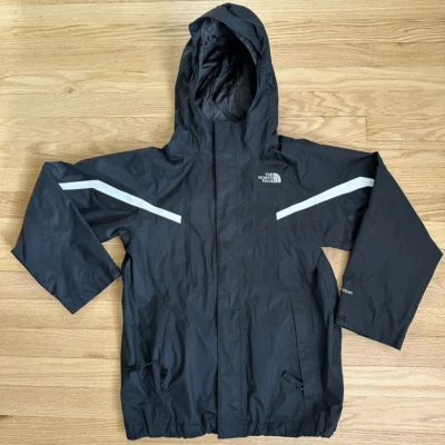 North face jacket black boys size M 10/12 10 12 Nimbo Triclimate Shell Ski - Image 1 of 4