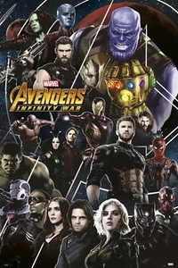 Avengers Infinity War Maxi Poster Wandposter Maxiposter Plakat 61x91,5 cm - Bild 1 von 1