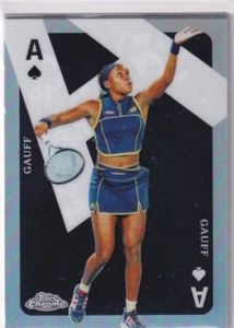 Tenis Topps Cromo 2024 Nº Refractor de plata CAS-CG Coco Gauff - Imagen 1 de 2
