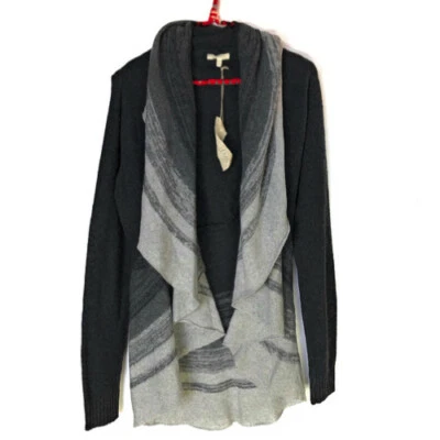 Nuevo con etiquetas Suéter Abrigo Suéter Mystree Tonos de Gris Lana Ombre Janine Plumero OS Foto 1 de 2