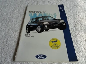 Ford Benz 1994 Werbung Verkaufsprospekt Edition 2 Ford Fiesta Escort Mondeo - Bild 1 von 18