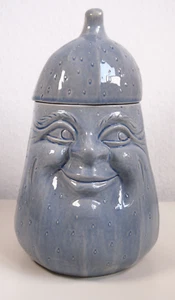 Einlegetopf mit Deckel Marzi & Remy Keramik Gurke/ Erdbeer? Gesicht Anthropomorp - Bild 1 von 17