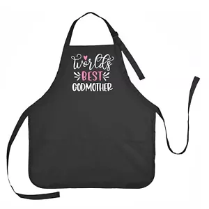 Worlds Best GodMother Apron, Best Godmother Apron, Apron for Godmother - Picture 1 of 4