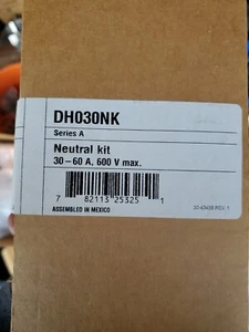Eaton Neutral Kit 30-60A 600V Max Heavy Duty Switches DH030NK - Picture 1 of 2