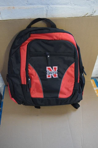 Logo Brand University of Nebraska Cornhuskers Black / Red Backpack Cover
