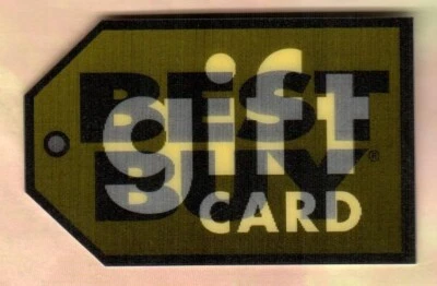 BEST BUY Black Gift Tag ( 2004 ) Die-Cut Lenticular Gift Card ( $0 ) - Image 1 of 3