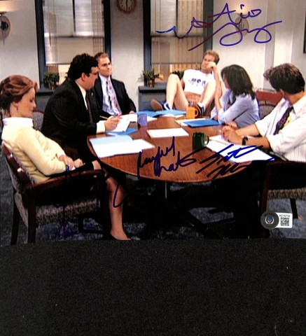 Saturday Night Live Cast x4 Signed 8x10 Photo BAS (Grad Collection) Cover