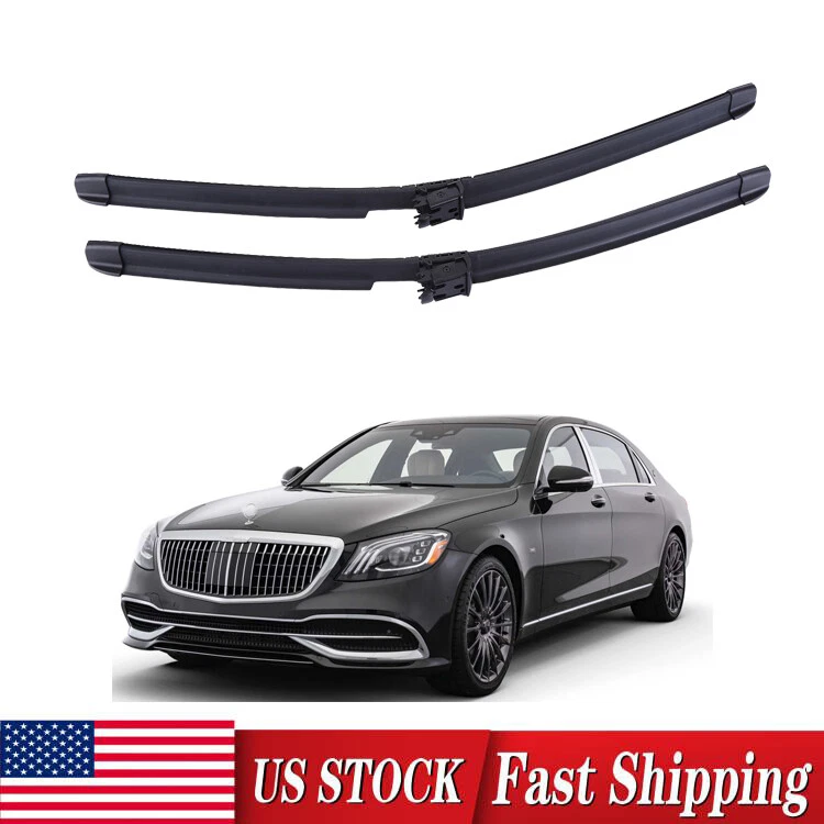 For Mercedes W222 Maybach S550 14-20 Front Windshield Wiper Blade Set 2228201145 Foto 1 de 4