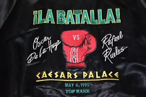 Oscar De La Hoya Vs Rafael Ruelas, Vintage Boxing Jacket, 1995, Caesars Palace - Picture 1 of 14