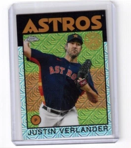 2021 Topps Chrome 35th Anniversary 86BC-53 Justin Verlander Houston Astros - Picture 1 of 2