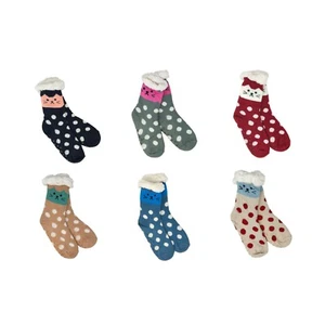 Calcetines Sherpa Footy, pantalones antideslizantes - Kitty, múltiples colores disponibles - Imagen 1 de 20
