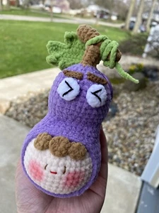 handmade crochet cutie Eggplant - Picture 1 of 3