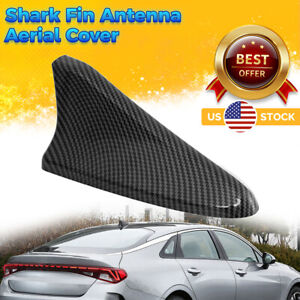 For 2012-2017 2014 Hyundai Veloster EB Shark Fin Roof Antenna Cover Carbon Fiber