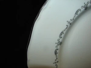 Vintage England Royal Worcester Silver Chantilly Pattern Plate  10 1/2 - Picture 1 of 5