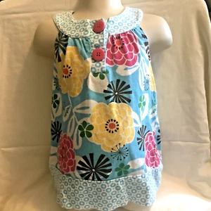 Kleinkind Mädchen ärmelloses Top/Kleid "mehrfarbig" 12 Monate Carters gebraucht, in einwandfreiem Zustand - Bild 1 von 5