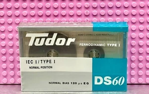 TUDOR DS 60 TYPE I BLANK CASSETTE TAPE (1) (SEALED) - Picture 1 of 3