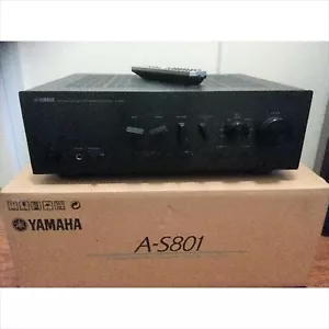 Yamaha Japan A-S801 Stereo Integrated Amplifier Amp Black AS-801 A-S801BL AS801 - Picture 1 of 2