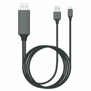 2M 8 Pin to HDMI HD TV AV Cable Lead For iPhone 14 13 12 11 Pro XR XS Max X 8 7 - Picture 1 of 9