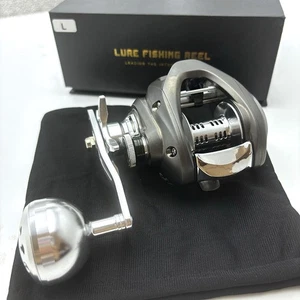 EXBERT Saltwater Reel Baitcasting Jigging Reel 7.2:1 Speed All Metal Left Hand - Picture 1 of 7