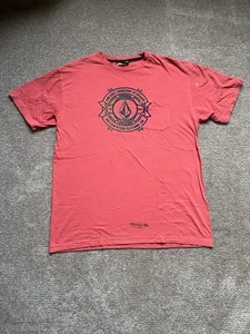 VTG 00’s / Y2K Volcom Stone Faded Red Pocket Tee - Picture 1 of 5