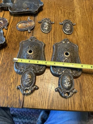 Piezas de aplique de pared victoriano - Foto 1 de 4