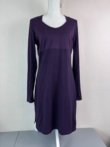 Mountain Hardware Mujer Grande Ciruela Púrpura Manga Larga Ocio Vestido Elástico - Imagen 1 de 7