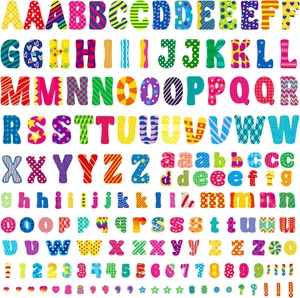 Bulletin Board Letters,166 Pcs Letter Stickers Large 4 Inch Poster Board Letters - Picture 1 of 8