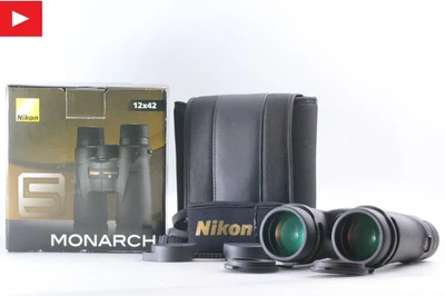 【Near MINT++ w/ BOX CASE STRAP】 Nikon Binoculars MONARCH 5 12x42 from JAPAN - Image 1 of 4