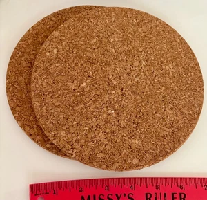 Cork  Rounds 7" Diameter 3/8" Thick - Picture 1 of 1