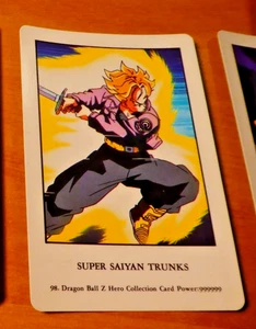 DRAGON BALL Z DBZ HERO COLLECTION PART 1 CARD REG CARTE 98 MADE IN JAPAN NM - Picture 1 of 2