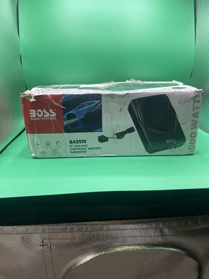 Boss Audio Bass10 Low Profile 10" 1000W Amplified Car Subwoofer Speaker New - Image 1 of 4
