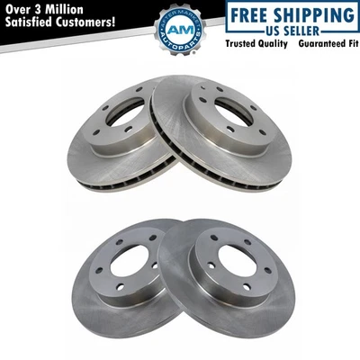 Brake Rotor Set Fits 1993-1997 Ford Probe Mazda 626 MX-6 2001-2003 Protege - Image 1 of 4