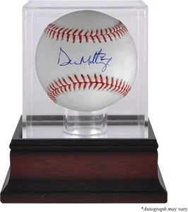 Don Mattingly New York Yankees Signed Baseball & Mahogany Baseball Display Case - Picture 1 of 2
