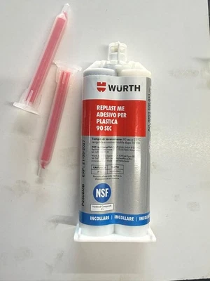 BICOMPONENTE PER LA RIPARAZIONE MATERIE PLASTICHE WURTH 0893500051 - Immagine 1 di 2