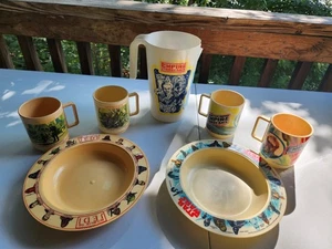 Lote de platos vintage Star Wars Deka tazas platos años 80 - Imagen 1 de 19