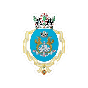 Naher Osten Persien Pahlavi Wappen des Preises Farah Pahlavi Vinyl-Aufkleber - Bild 1 von 17