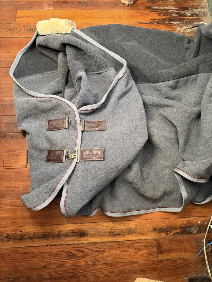 Enfriador polar gris de dos tonos pesado KY Horsewear 78" Foto 1 de 4