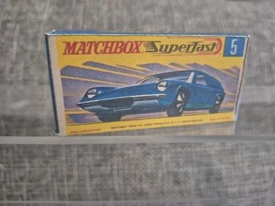 matchbox superfast lesney NO 5 LOTUS EUROPA repro box - Image 1 of 4