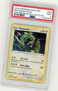 PSA 9 MINT Rayquaza Holo Sword & Shield Promo Crown Zenith Pokémon SWSH029 - Picture 1 of 3