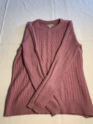 Mauve Dusty Pink Bass Medium Sweater - Image 1 of 4