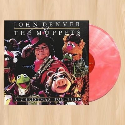 CANDY CANE VINYL----  JOHN DENVER & THE MUPPETS A Christmas Together LP 1222 - Image 1 of 3