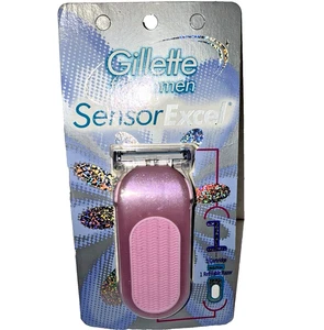 NUEVA Maquinilla de Afeitar Gillette Sensor Excel para Mujer Recargable De Colección Rosa Helado Brillante - Imagen 1 de 3