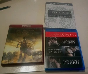 2 Blue Rays Of Troy And A 3 Movie Collection Of The Unrated Edition Of Fifty... - Foto 1 di 1