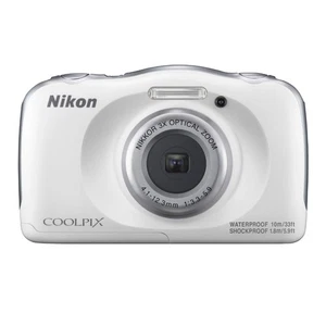 Nikon Coolpix W100 Digital Camera 3x Optical Zoom White，Waterproof/shockproof - Picture 1 of 15