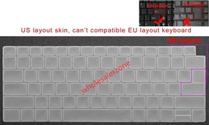 US Keyboard Skin Cover For Dell Precision 5680 5690 P123F 5470 5480 5490 P154G - Picture 1 of 7
